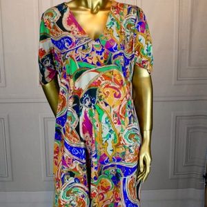 Gorgeous Multi Colored Uncle Frank Dress